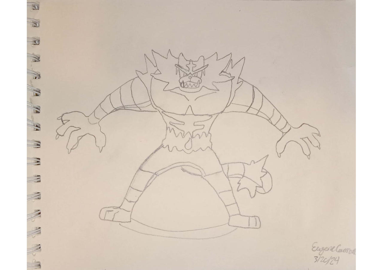 Incineroar by WillytheGameGoat16 on DeviantArt