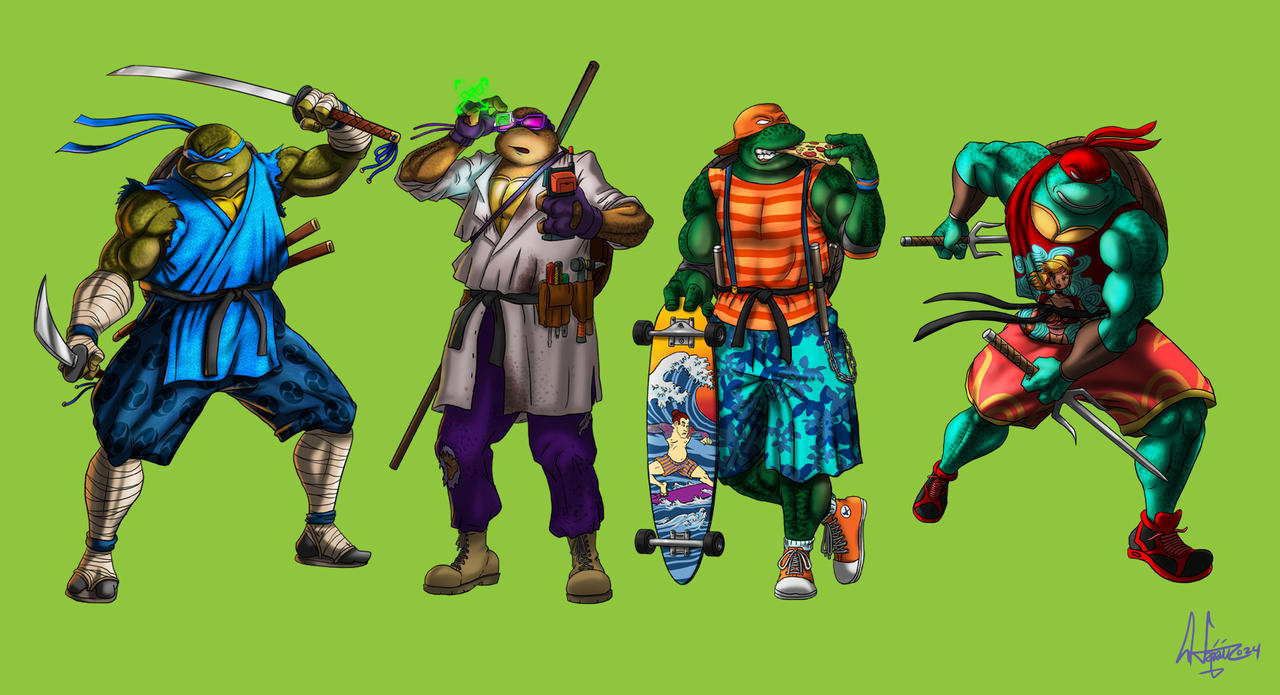 TMNT-My version by FemDomArts on DeviantArt