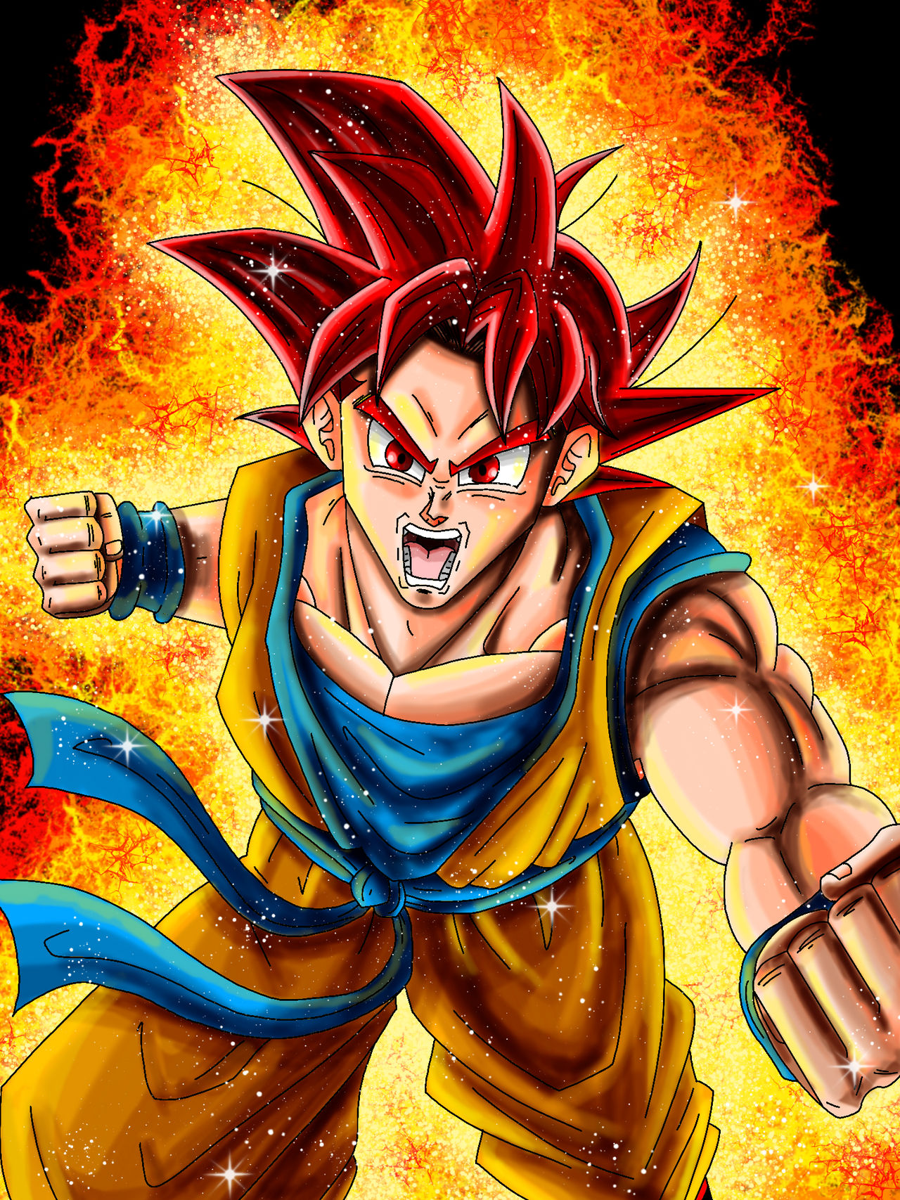 The power of a god (redraw) by nonbasicartist on DeviantArt