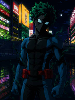 Mha evil variants: Full mask deku ai art