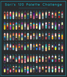 Sari's 120 Palette Challenge