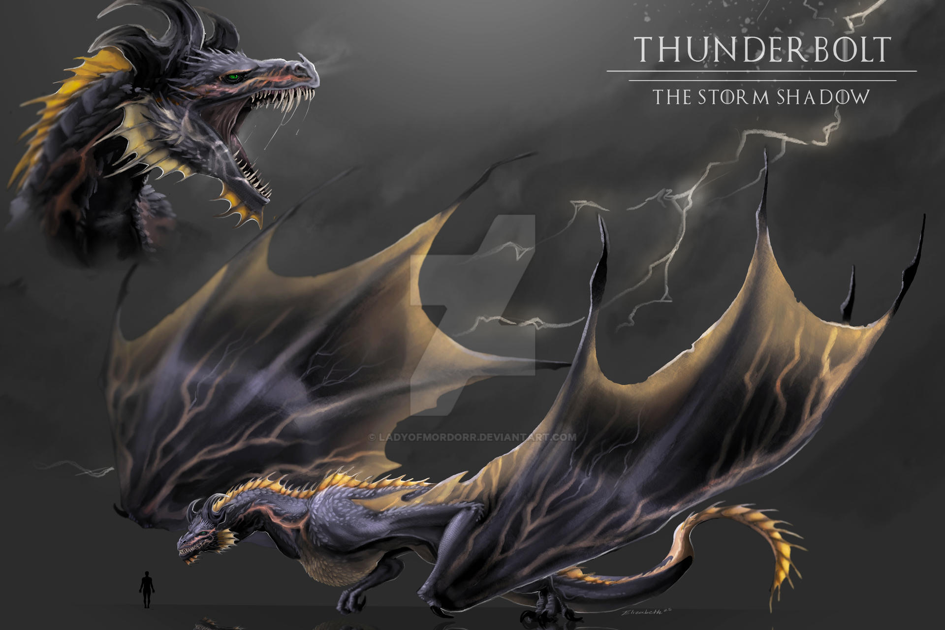 Thunderbolt Rune COMMISSION Thunderbolt by LadyOfMordorr on DeviantArt