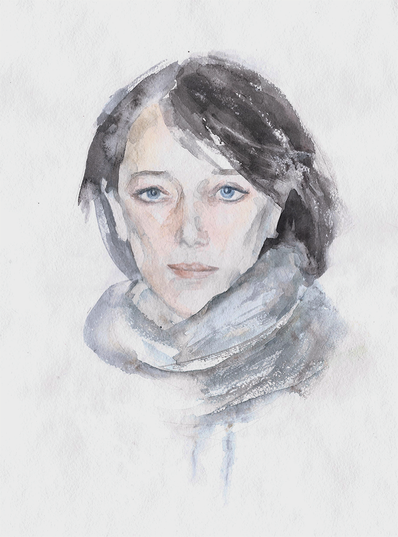 Watercolor portrait