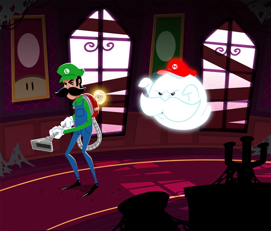 Luigis mansion fanart