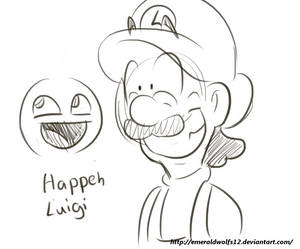 Luigi is happeh