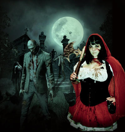 Red ridinghood vs. Zombies