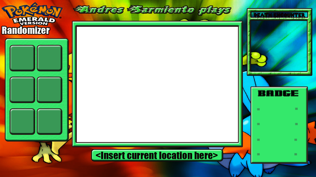 Pokemon Emerald Randomizer Nuzlocke Layout by KojiroBlade on DeviantArt