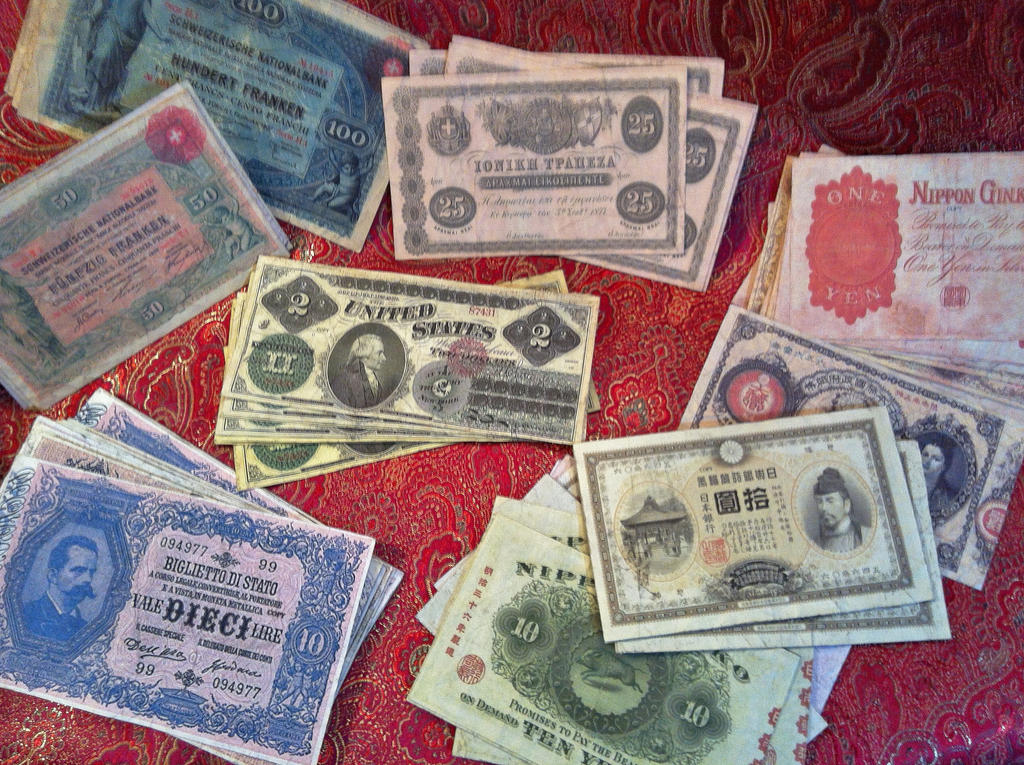 Red Bank Notes Assorted Reproduction Banknotes by MichaelRMaranda on DeviantArt