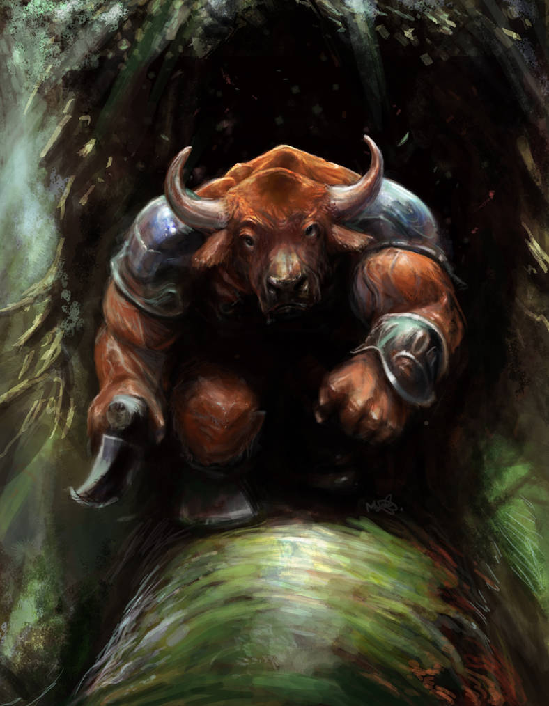 Minotaur Guard by Mitchellnolte