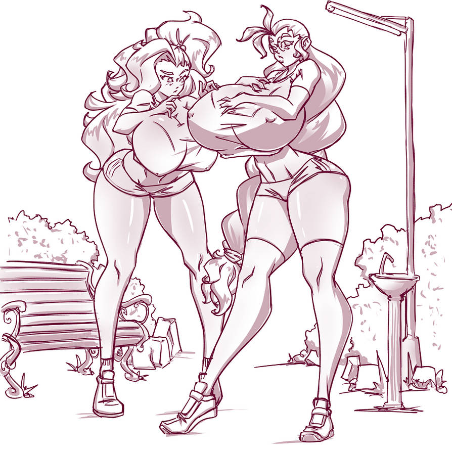 Big girls on the park by N647 on DeviantArt Big girls on the park by N647 on DeviantArt
