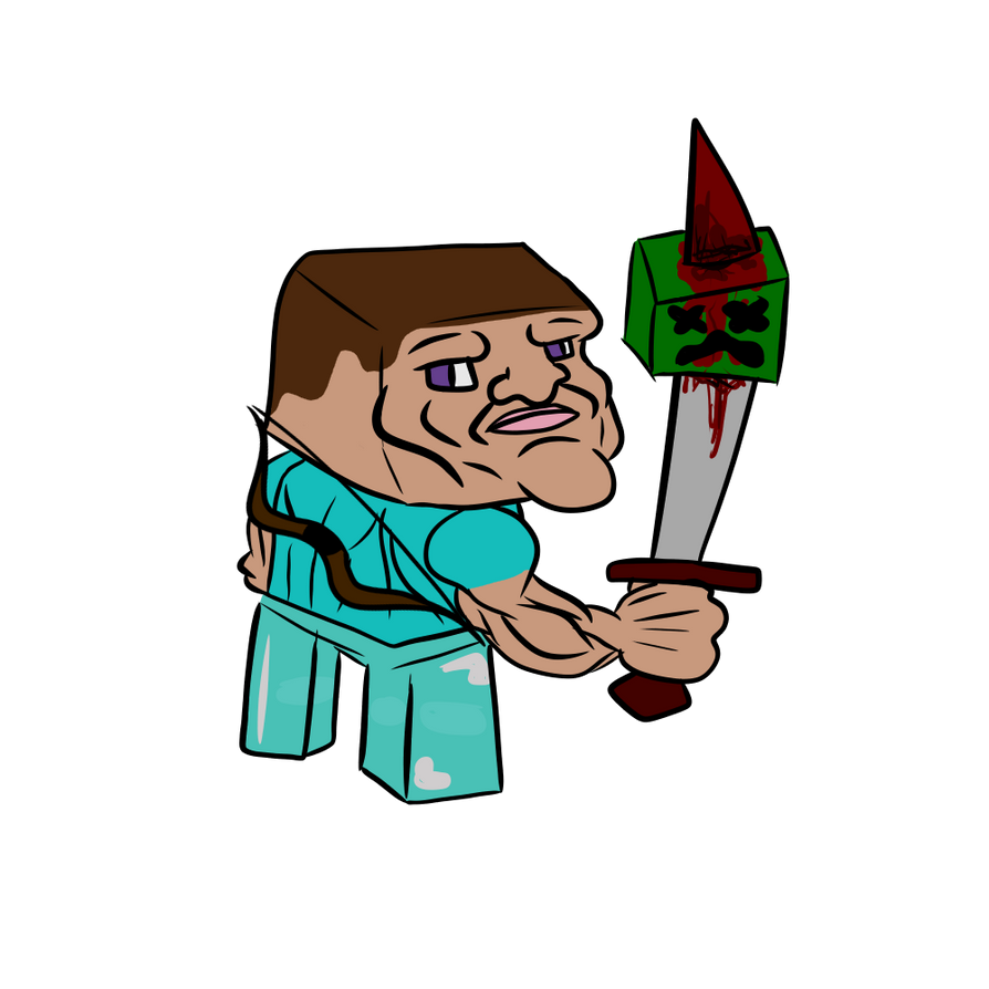 Buff steve by rewub on DeviantArt