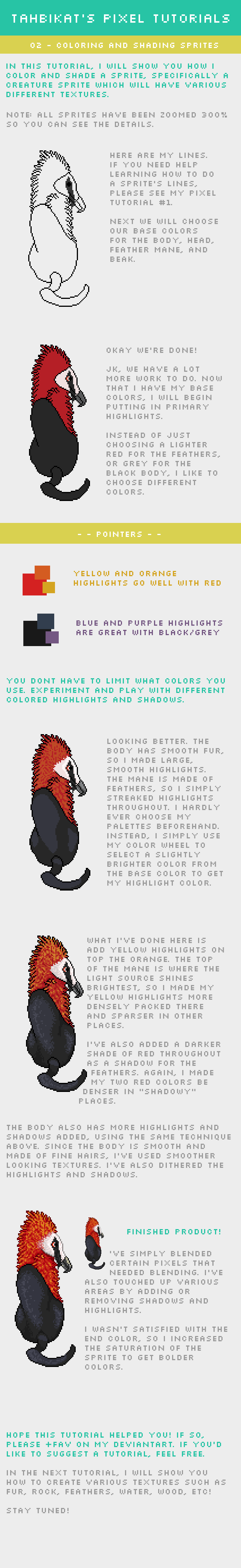 Pixel Tutorial: Coloring and Shading Sprites