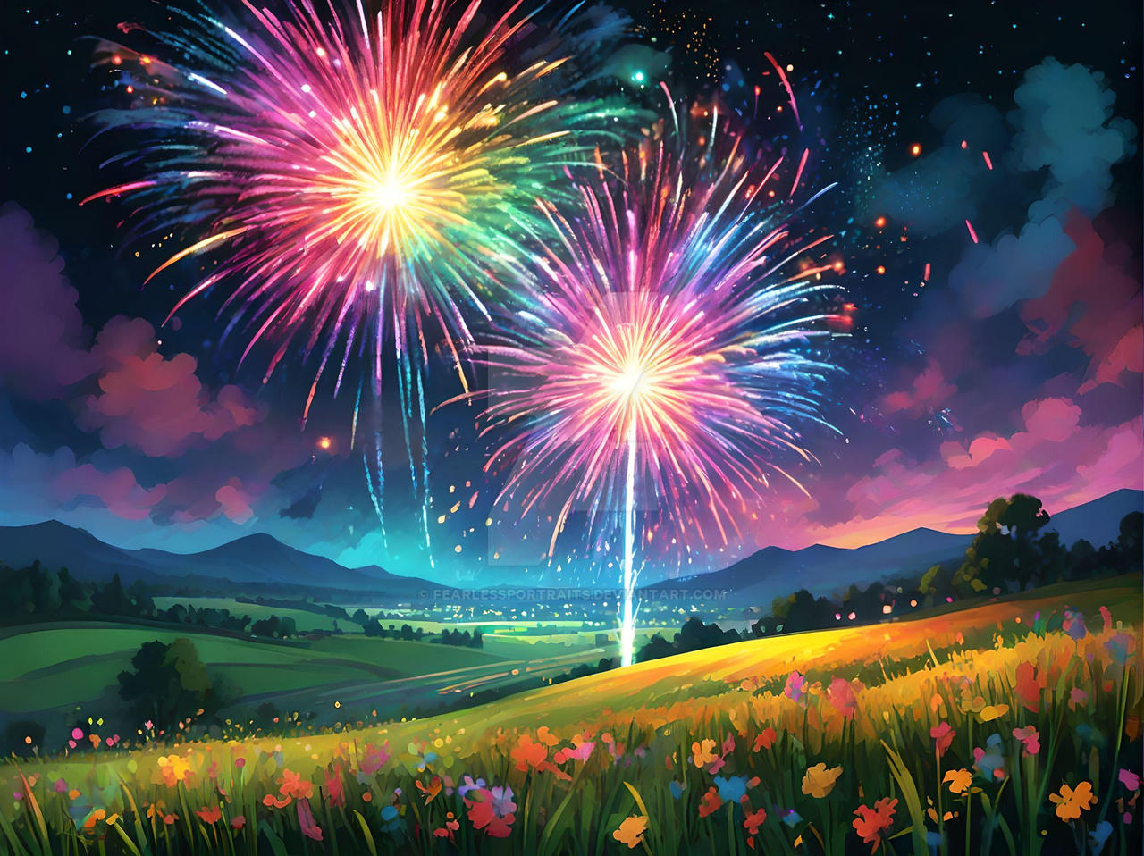 Fireworks Deviantart Fireworks by FearlessPortraits on DeviantArt