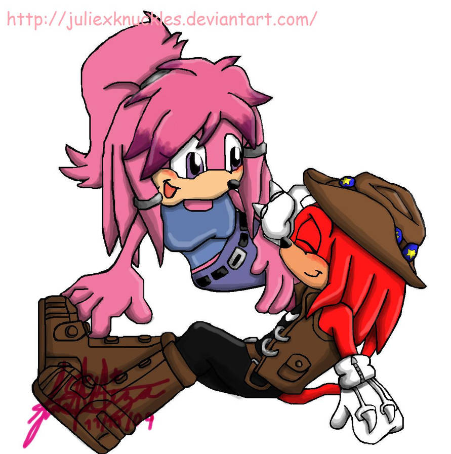 Sonic: Knux+Julie-Su against all odds by LuLuLunaBuna on DeviantArt