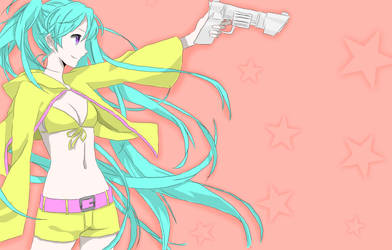 Pastel Rock Shooter wallpaper