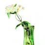 Green vase