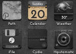 Calendar Icon - Jaku iOS theme on iPhone/iPod
