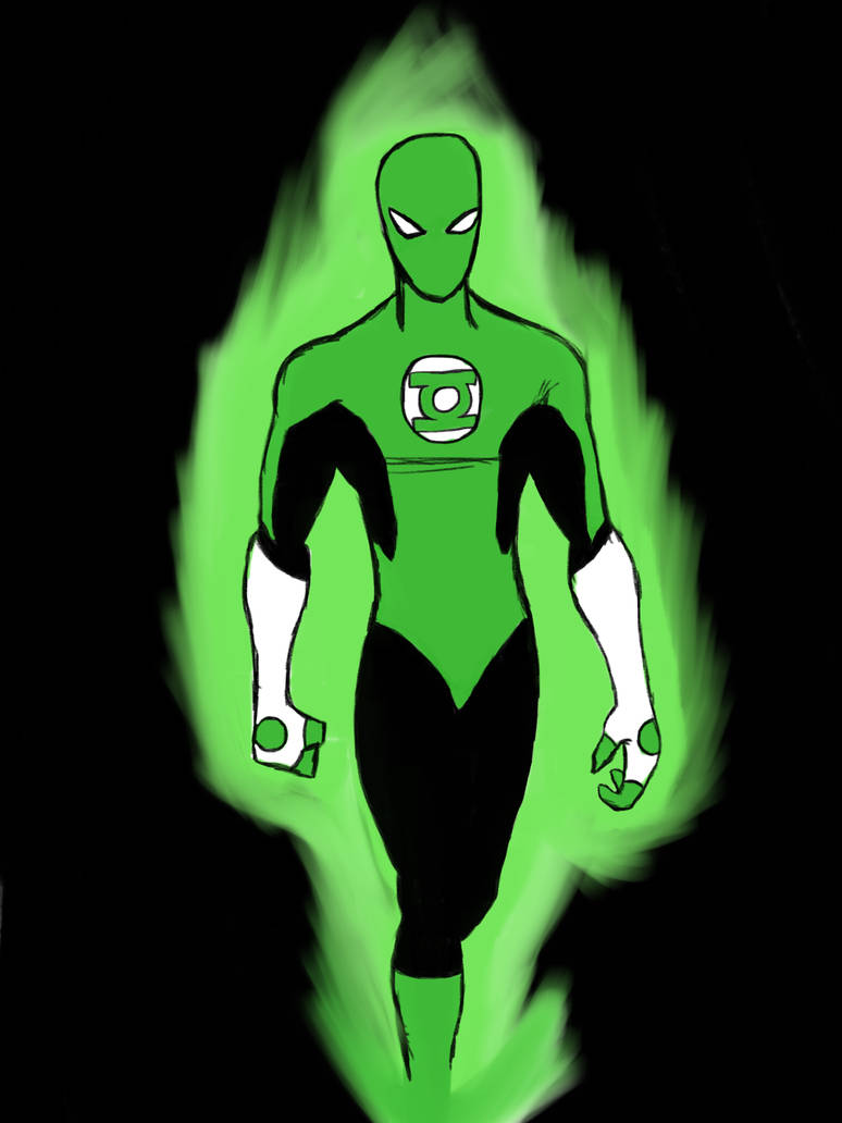 Spider-Man / Green Lantern amalgam by CrouchmanSketcher on DeviantArt