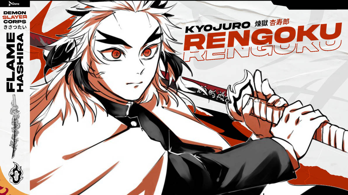 Kyojuro Rengoku - Flame Hashira by Dxnz39 on DeviantArt