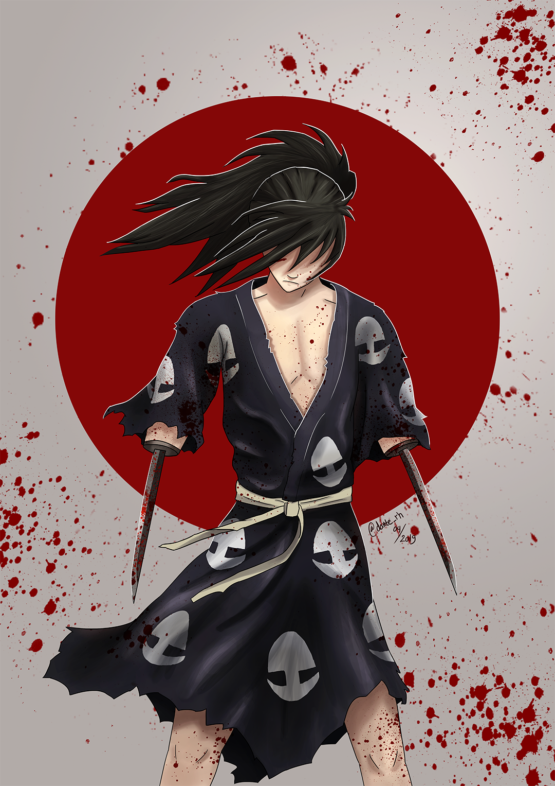 Image of hyakkimaru from dororo