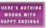 Happy Endings Stamp