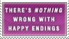 Happy Endings Stamp