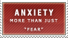 Anxiety Stamp