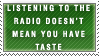 Radio-Taste Stamp