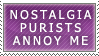 Nostalgia Purists Stamp by Spikytastic