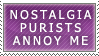 Nostalgia Purists Stamp