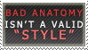 Bad Anatomy and Style Stamp