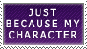 Characters' Beliefs Stamps