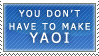 Everything is Yaoi Stamp by Spikytastic