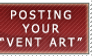 Posting Vent Art Stamp