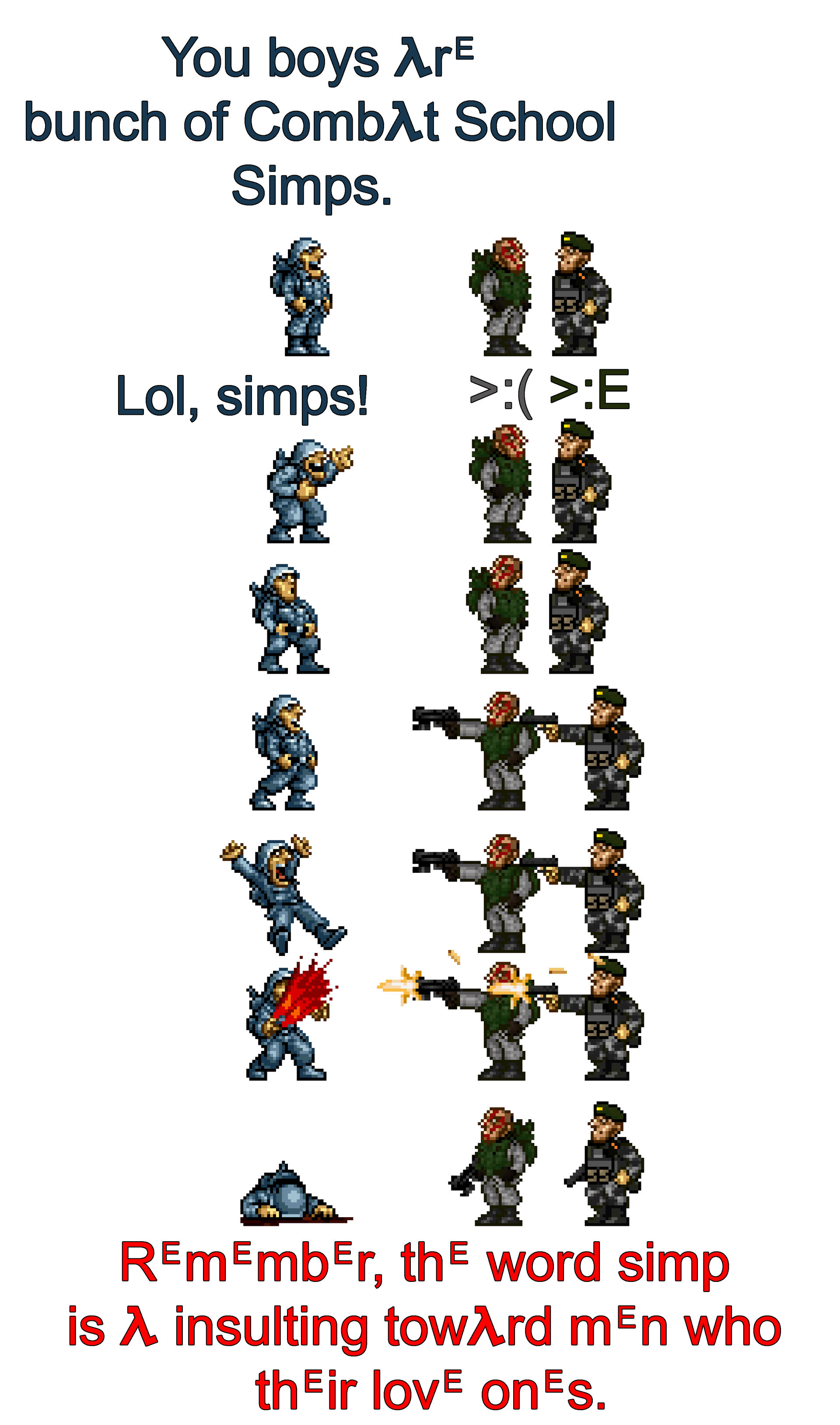 (RMR, Regular) Word simp is a insult by Rawflesh0615A on DeviantArt