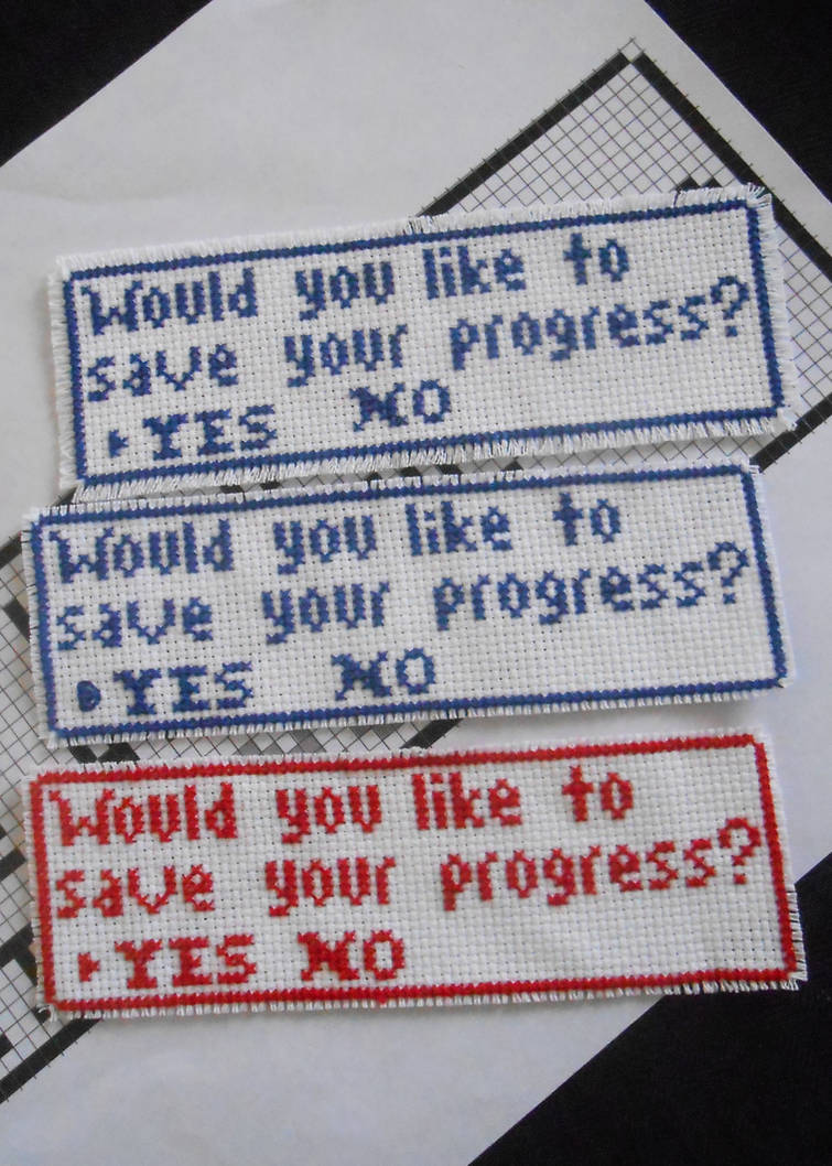 Save Your Progress Bookmarks by FireWings26