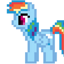 Pixel Pony - Rainbow Dash