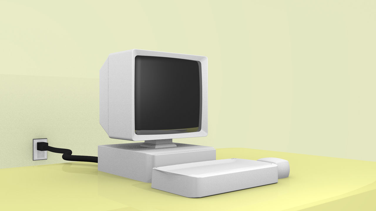 80s Computer Render Old Computer Render by mason20121981 on DeviantArt