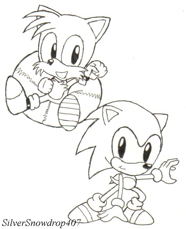 Download 226+ Sonic And Tails S Coloring Pages PNG PDF File