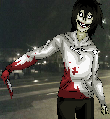 Digital art Jeff the killer by AnonymousLlama