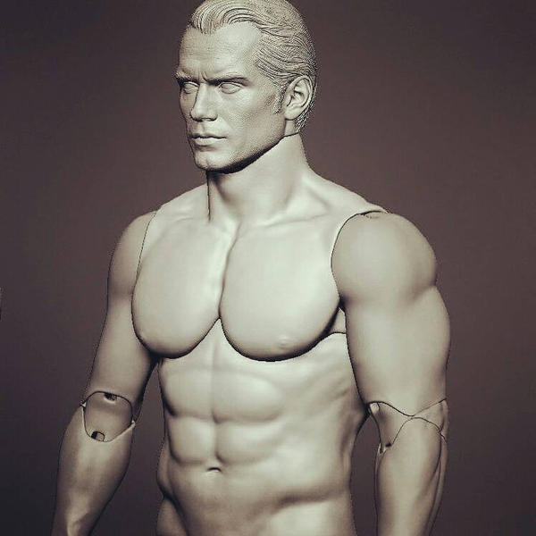 WIP Henry Cavill 3d model