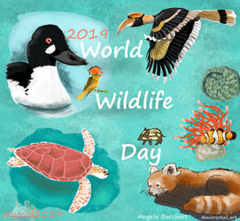 World Wildlife Day 2019 Collage