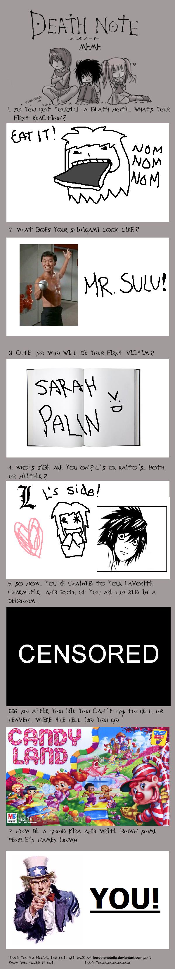 Death Note Meme by jwilkinson20 on DeviantArt