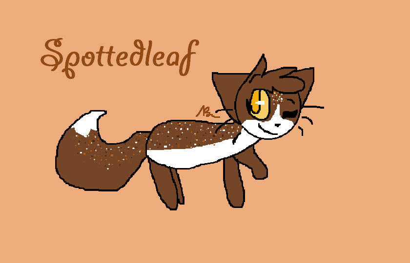 Spottedleaf Falling Spottedleaf by Nightlily7 on DeviantArt