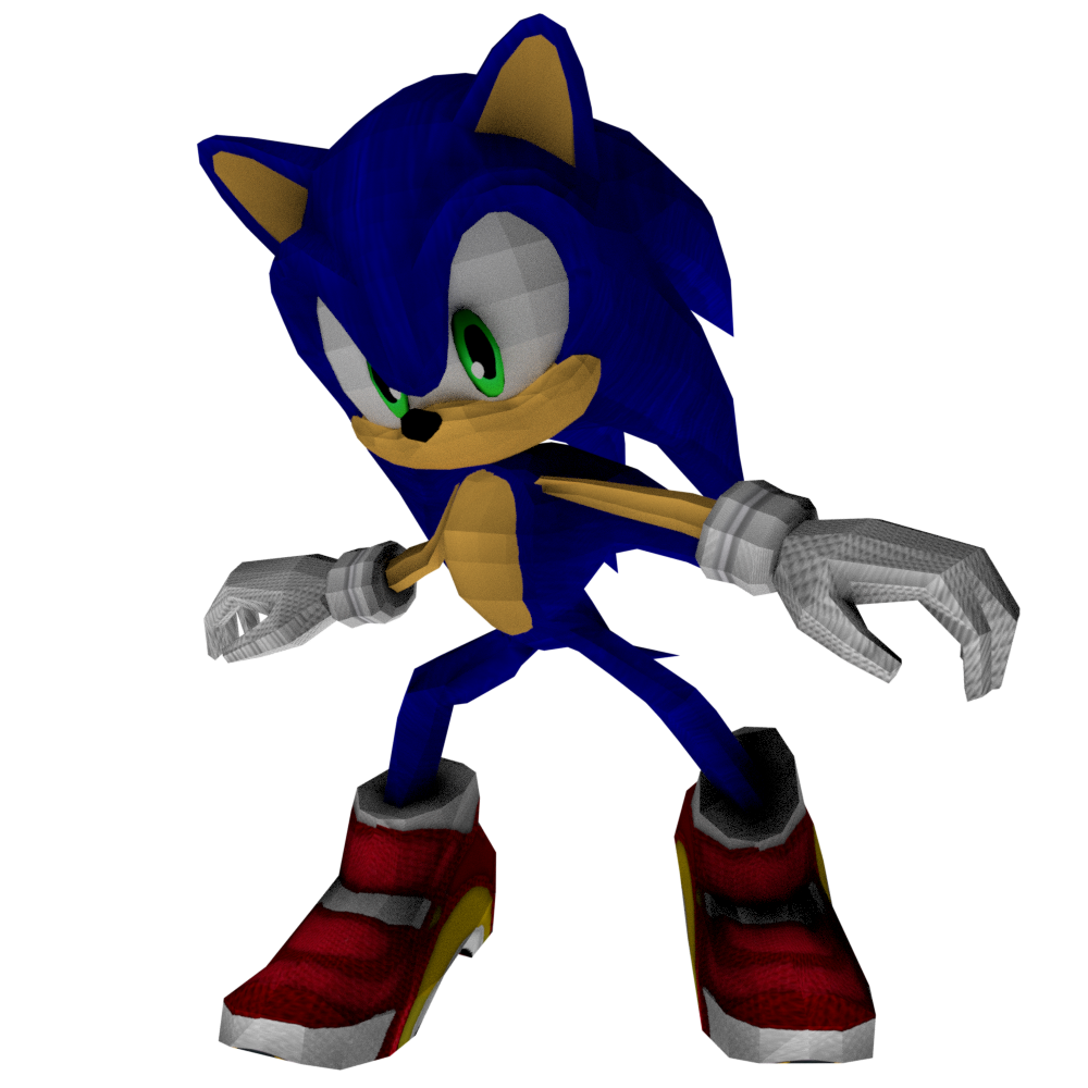 (Unreleased) Sa2 Sonic Render by UnaidedColt24 on DeviantArt
