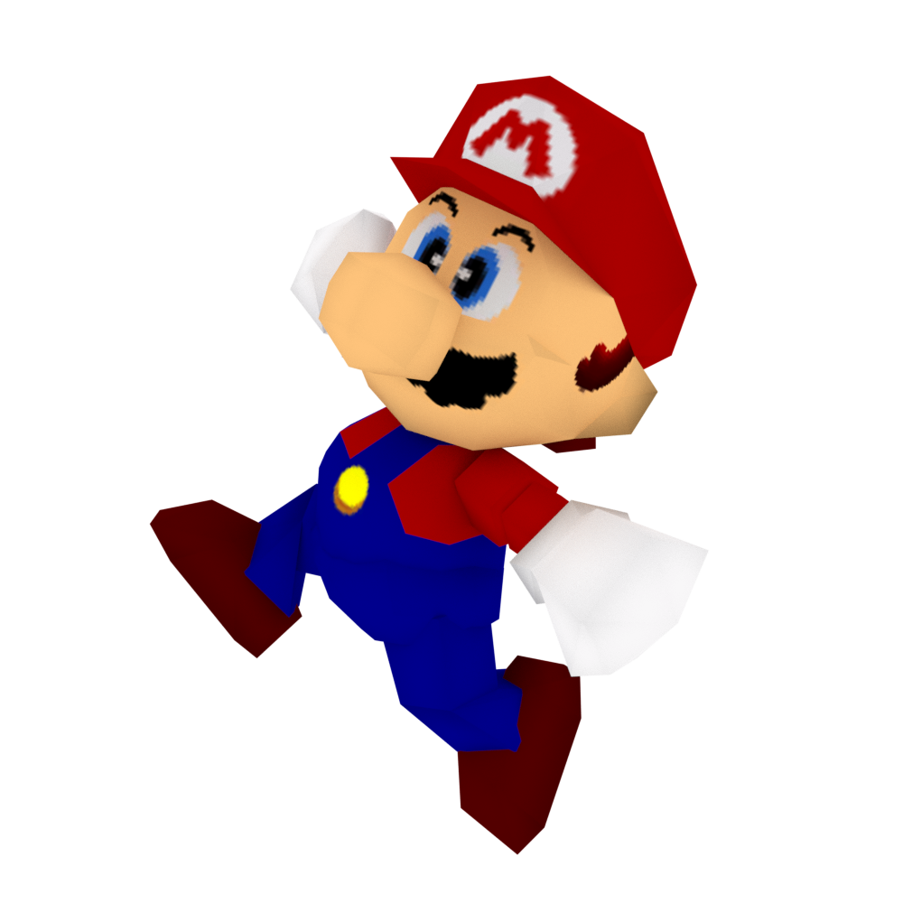 Mario 64 Render by UnaidedColt24 on DeviantArt
