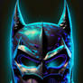 Batman mask neon 