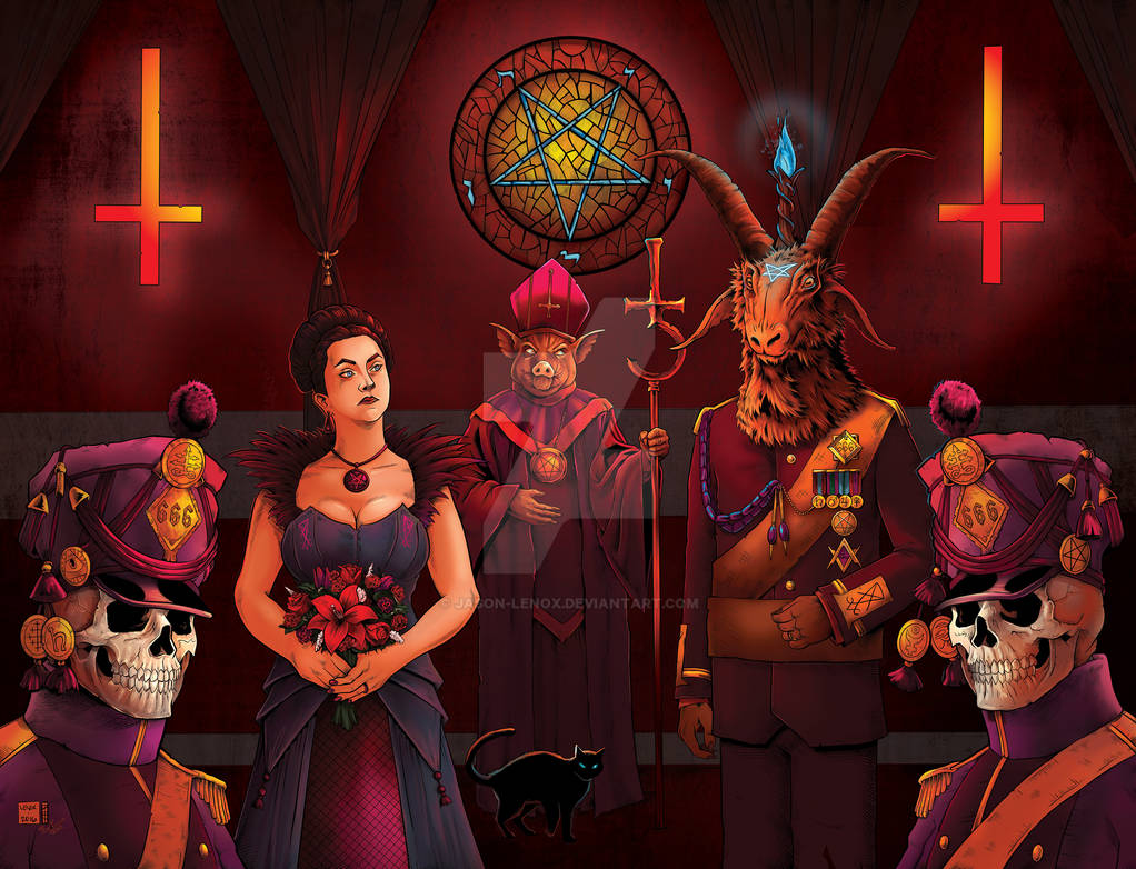 Satanic Black Mass Wedding by JasonLenox on DeviantArt