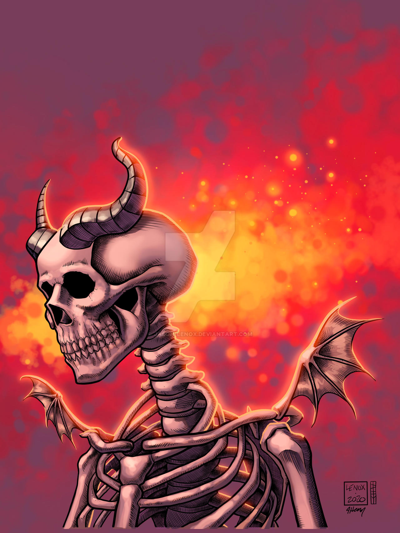 Devil Skeleton by Jason-Lenox on DeviantArt