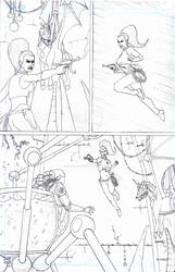 Lords of the Cosmos Issue #5 Page 13 Pencils